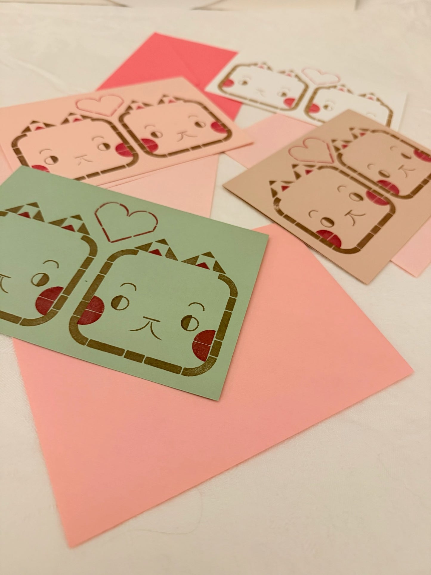 Kitties in love Greeting Card