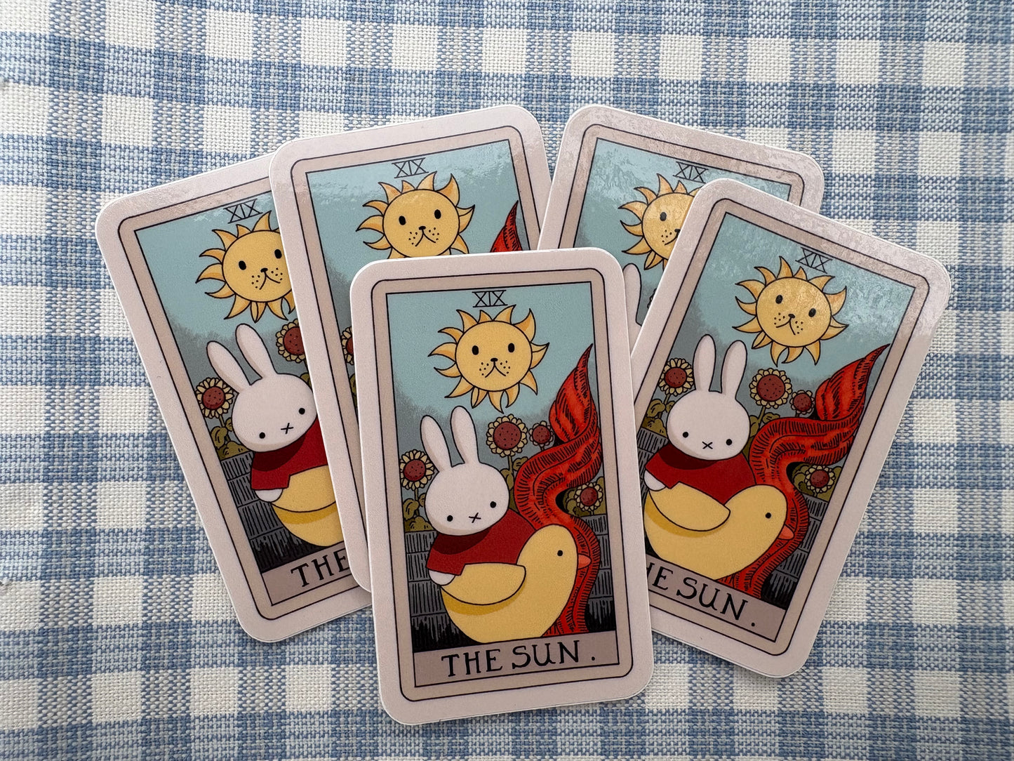 The Sun Little Bunny Tarot Sticker